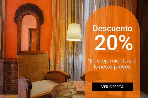 Descuento del 20% de lunes a jueves